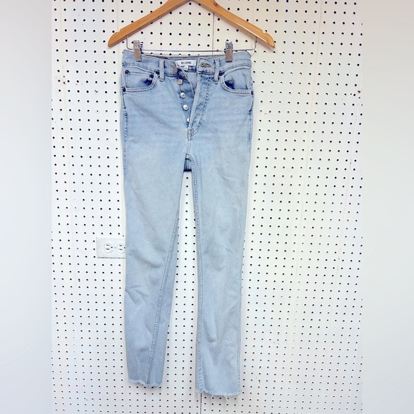 Re/Done 80s’ Light Blue Women's Jeans - Picture 1 of 4